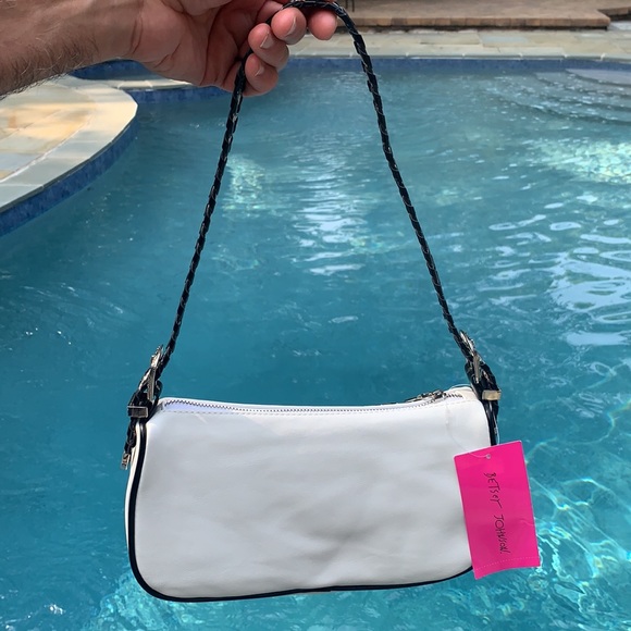 New Betsey Johnson Wild West Shoulder Bag White - Picture 10 of 12